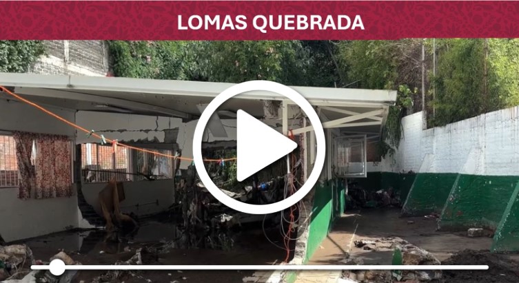 Afectaciones en Lomas Quebradas alcaldía Magdalena Contreras