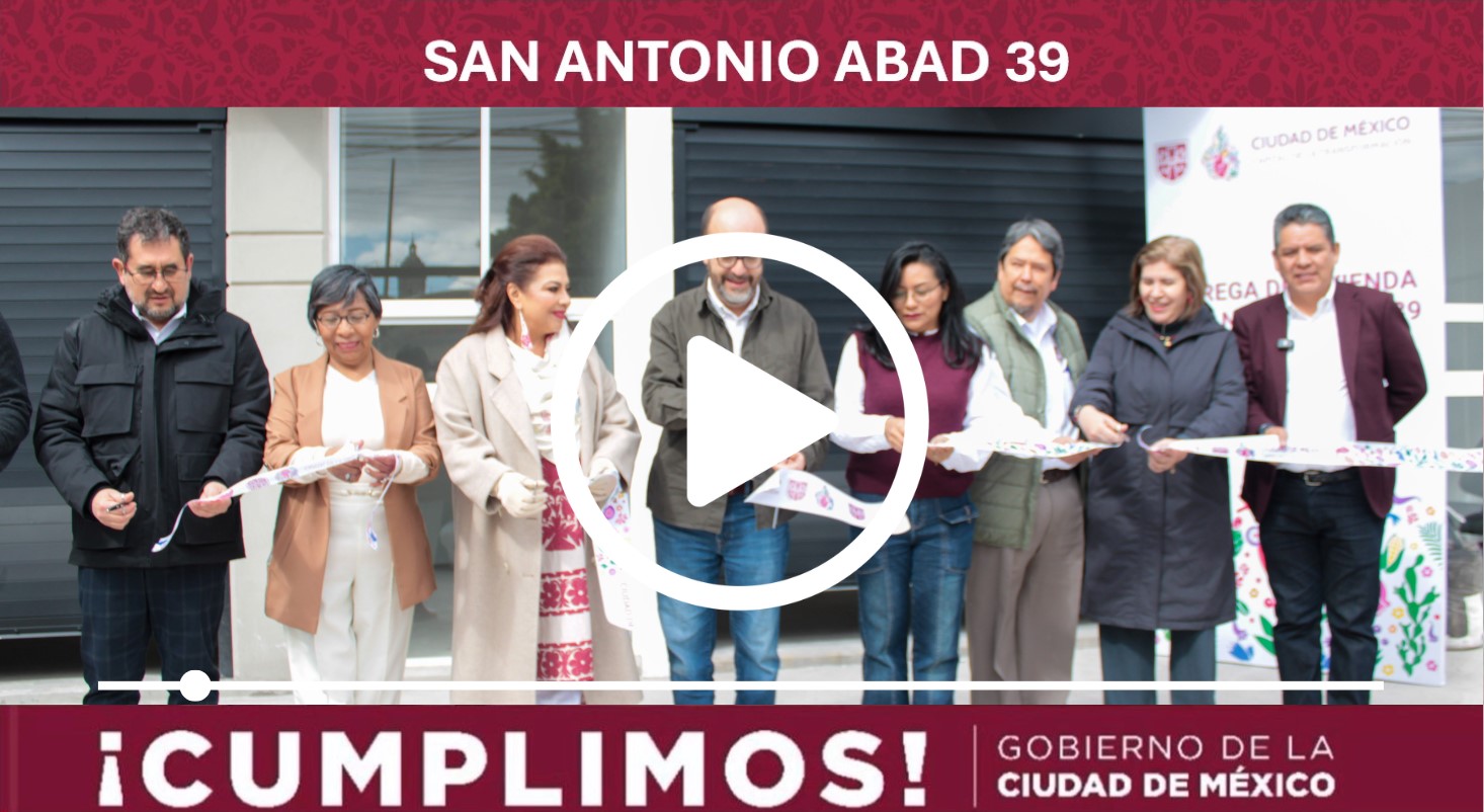Entregamos el multifamiliar San Antonio Abad 39